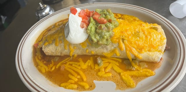 Shrimp Burrito.