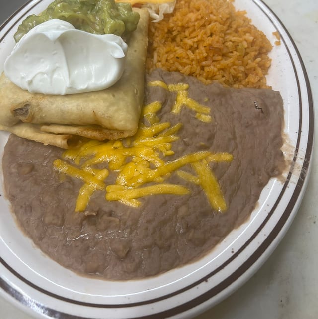 3. One Chimichanga.