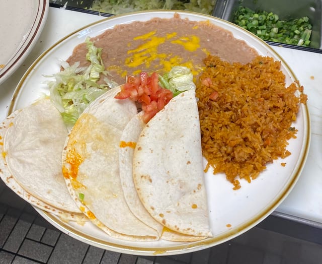 #47 Three Small Cheese Quesadillas.