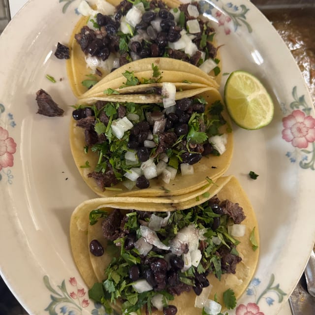 Three Stret Tacos.