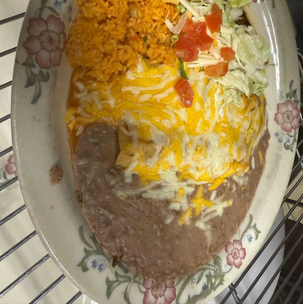 #29 Taco & Two Enchiladas