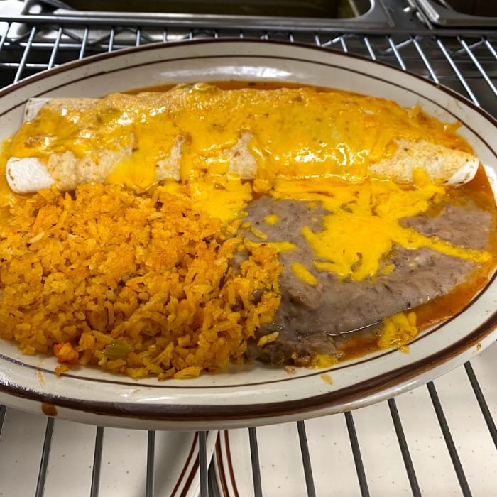 14. Shredded Chicken Burrito.